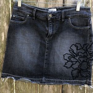 White House Black Market Denim Skirt